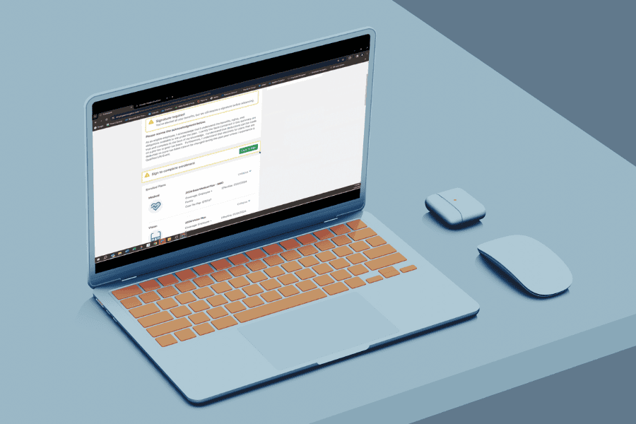 Accel Navigator on a laptop